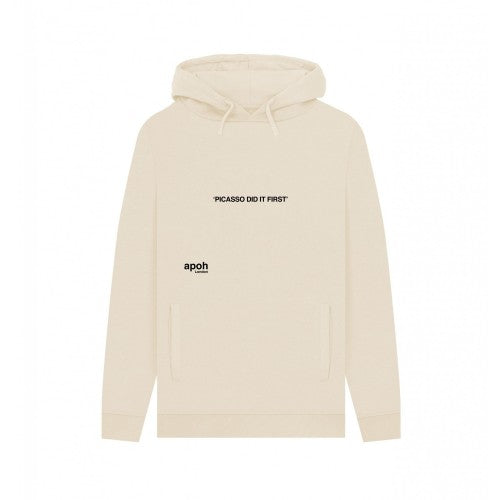 Front - Apoh Unisex Adult Picasso Did It First Slogan Hoodie