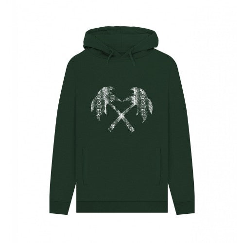 Front - Trainer Spotter Unisex Adult Snakeskin Cross Palms Hoodie