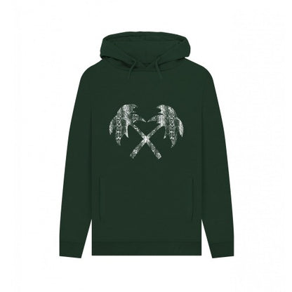 Front - Trainer Spotter Unisex Adult Snakeskin Cross Palms Hoodie