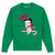 Front - Betty Boop Unisex Adult Candy Cane Sweatshirt