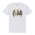 Front - Batman Unisex Adult Comic Logo T-Shirt