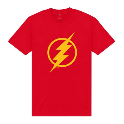 Front - The Flash Unisex Adult Graphic Print Logo T-Shirt