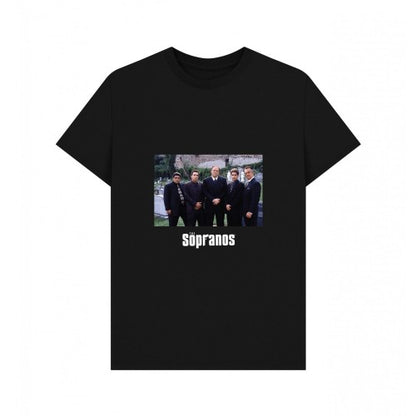 Front - The Sopranos Unisex Adult Cast T-Shirt