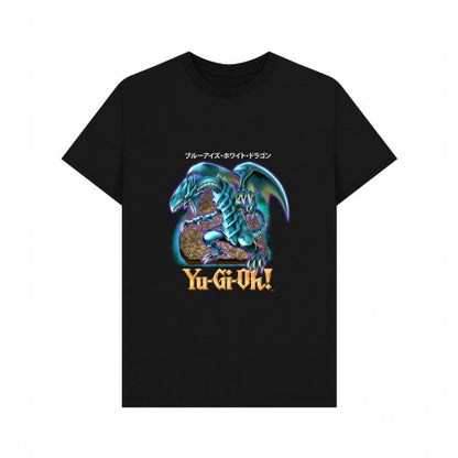 Front - Yu-Gi-Oh! Unisex Adult Blue-Eyes White Dragon T-Shirt