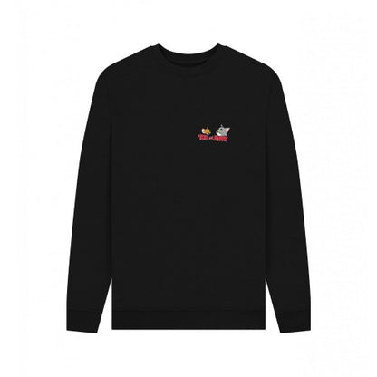 Front - Tom and Jerry Unisex Adult Classic Faces Sweatshirt