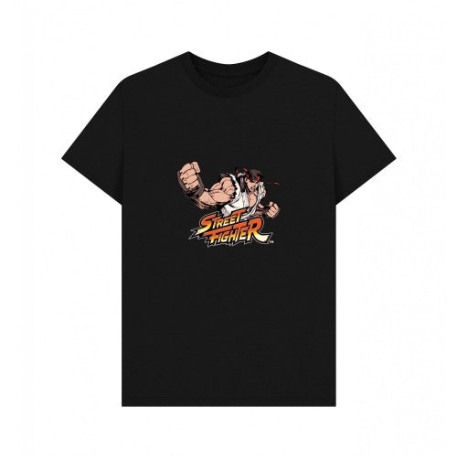 Front - Street Fighter Unisex Adult Ryu Graphic Classic T-Shirt