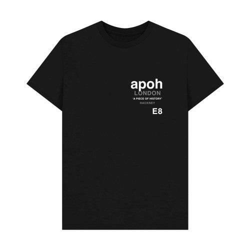 Front - Apoh Unisex Adult Hackney Slogan T-Shirt