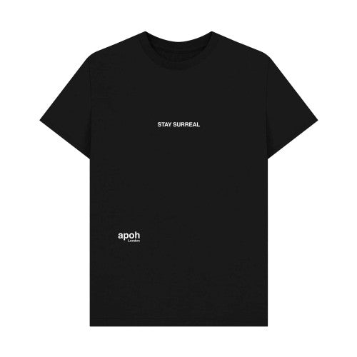 Front - Apoh Unisex Adult Stay Surreal Slogan T-Shirt