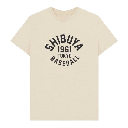 Front - Park Fields Unisex Adult Shibuya Baseball Varsity T-Shirt
