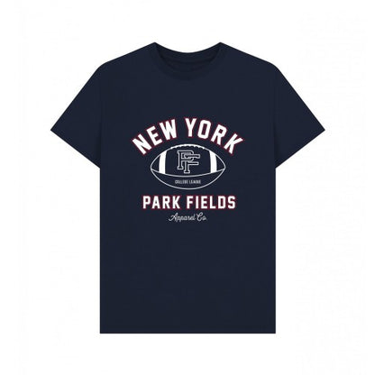 Front - Park Fields Unisex Adult New York Football T-Shirt