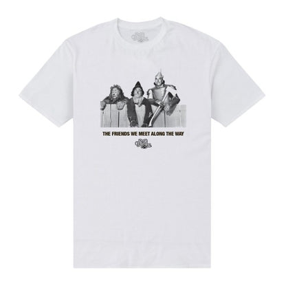 Front - The Wizard Of Oz Unisex Adult Friends T-Shirt