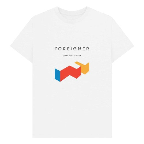 Front - Foreigner Unisex Adult Agent Provocateur T-Shirt