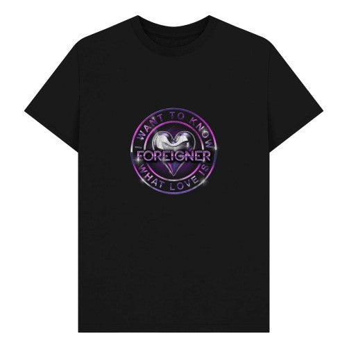 Front - Foreigner Unisex Adult I Want To Know What Love Is T-Shirt