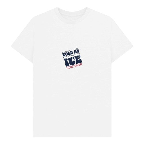 Front - Foreigner Unisex Adult Cold As Ice T-Shirt