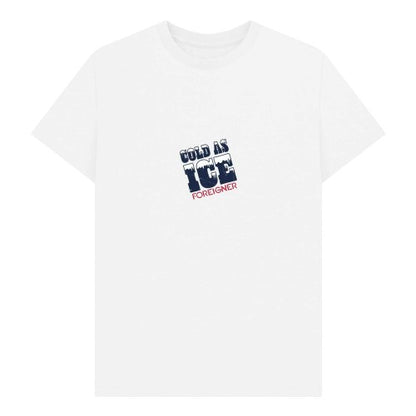 Front - Foreigner Unisex Adult Cold As Ice T-Shirt