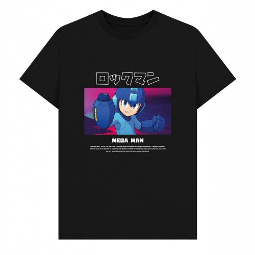 Front - Mega Man Unisex Adult Everlasting Peace T-Shirt