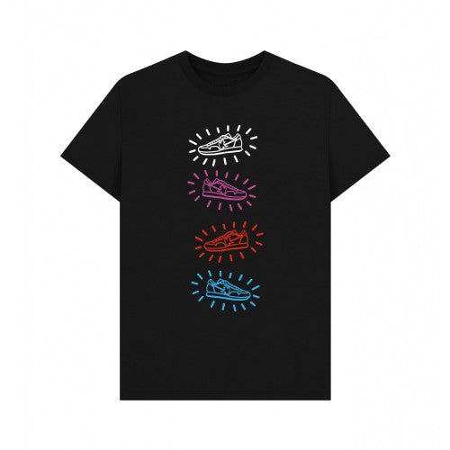 Front - Trainer Spotter Unisex Adult Trainers T-Shirt
