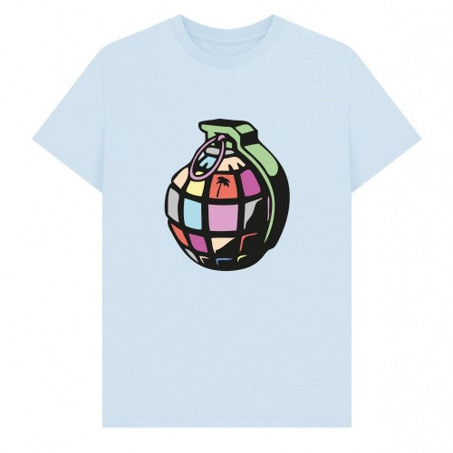 Front - Trainer Spotter Unisex Adult Grenade T-Shirt
