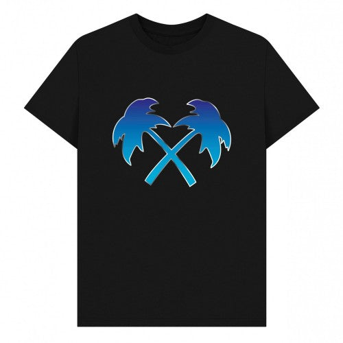 Front - Trainer Spotter Unisex Adult Fade Cross Palms T-Shirt