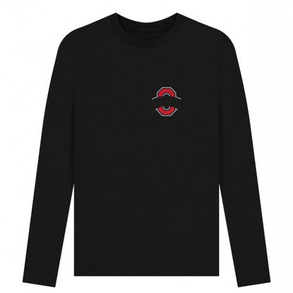 Front - Ohio State University Unisex Adult Long-Sleeved T-Shirt