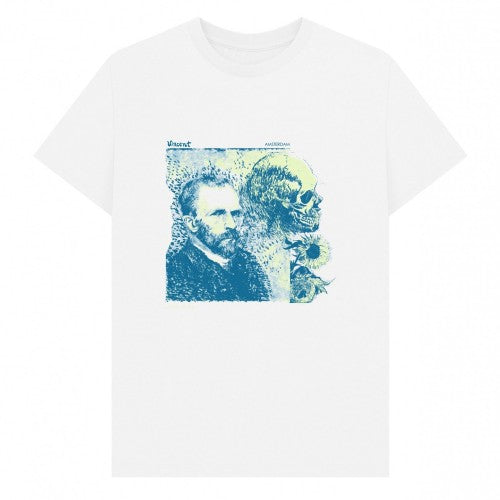Front - Apoh Unisex Adult Skull Vincent Van Gogh T-Shirt