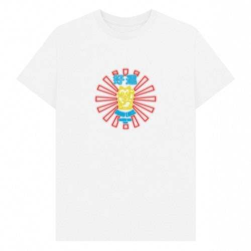 Front - TORC Unisex Adult Neon Lucky Cat Ramen T-Shirt
