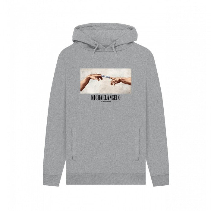 Front - Apoh Unisex Adult Munch Santa´s Coming Michelangelo Hoodie