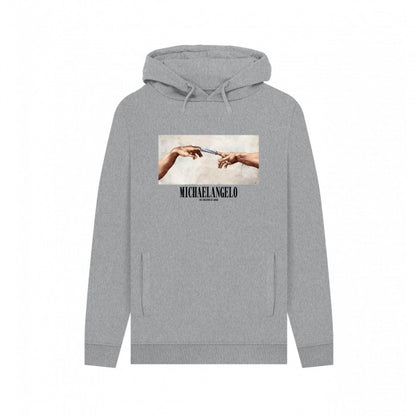 Front - Apoh Unisex Adult Munch Santa´s Coming Michelangelo Hoodie