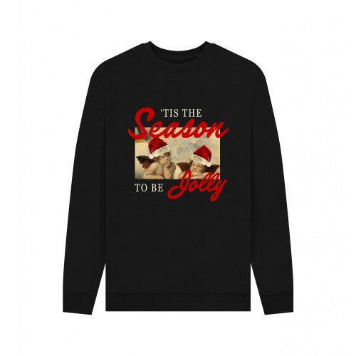 Front - Apoh Unisex Adult Tis The Season To Be Jolly Raphael Sweatshirt