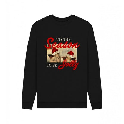 Front - Apoh Unisex Adult Tis The Season To Be Jolly Raphael Sweatshirt