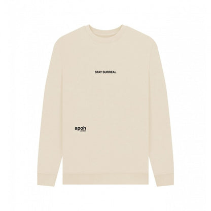 Front - Apoh Unisex Adult Stay Surreal Slogan Sweatshirt