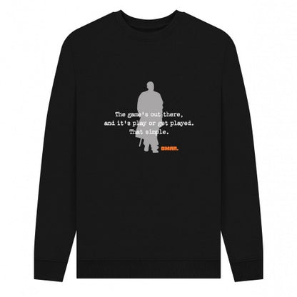 Front - The Wire Unisex Adult The Game´s Out There Sweatshirt