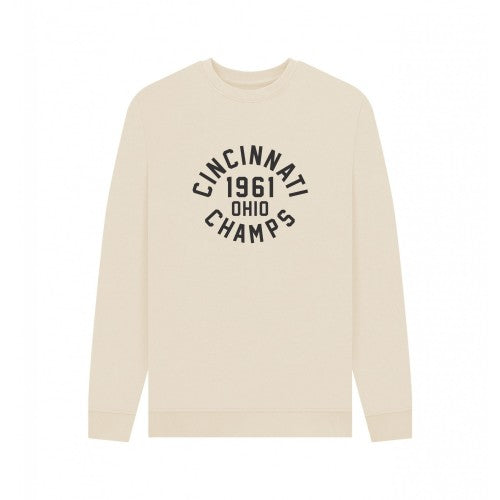 Front - Park Fields Unisex Adult Cincinnati Champs Varsity Sweatshirt