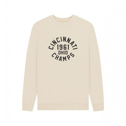 Front - Park Fields Unisex Adult Cincinnati Champs Varsity Sweatshirt