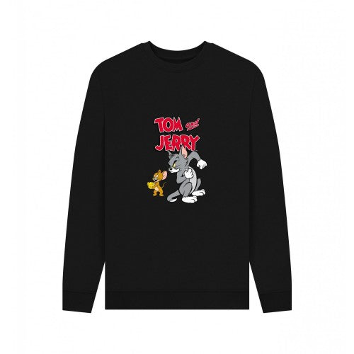Front - Tom and Jerry Unisex Adult Cheese Sweatshirt