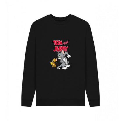 Front - Tom and Jerry Unisex Adult Cheese Sweatshirt