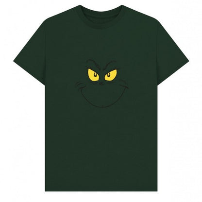 Front - The Grinch Unisex Adult Smile T-Shirt