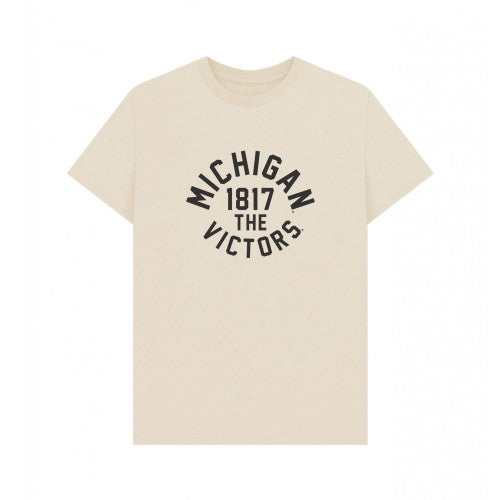 Oat-Oat - Front - Park Fields Unisex Adult University of Michigan Victors T-Shirt