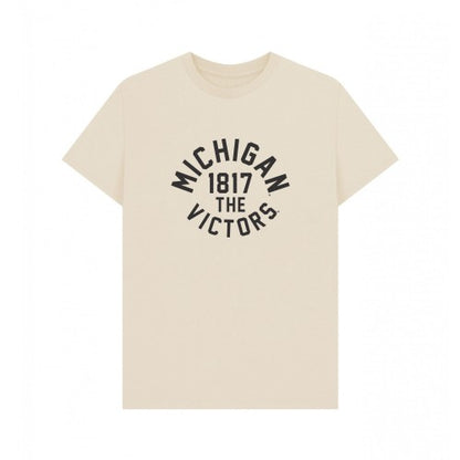 Oat-Oat - Front - Park Fields Unisex Adult University of Michigan Victors T-Shirt