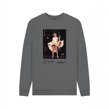 Front - Marilyn Monroe Unisex Adult New York City Sweatshirt