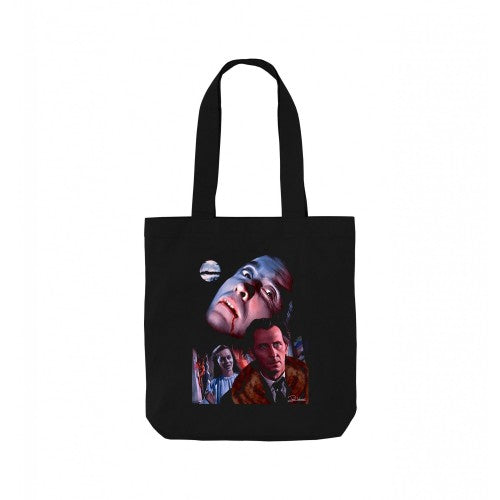 Front - Horror Line Graphic Dracula Tote Bag