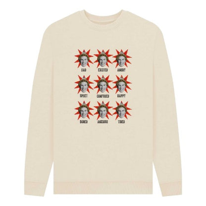 Front - Elf Unisex Adult Moods Sweatshirt