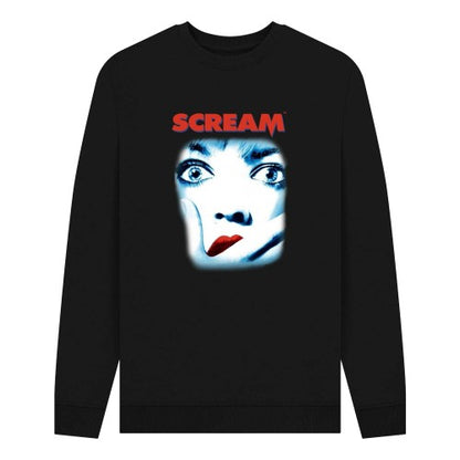 Front - Scream Unisex Adult Movie Poster Sweatshirt