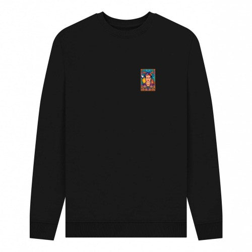 Front - Frida Kahlo Unisex Adult Portrait Sweatshirt
