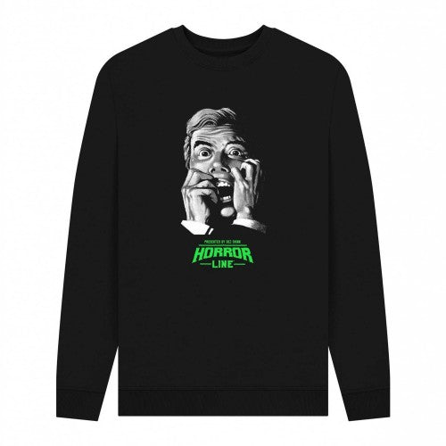 Front - Horror Line Unisex Adult Scare Sweatshirt