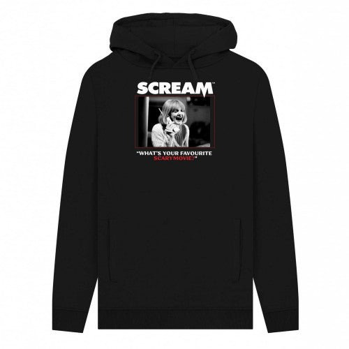 Front - Scream Unisex Adult What´s Your Favourite Scary Movie? Hoodie