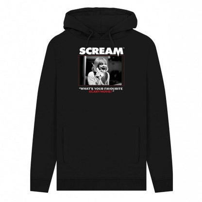 Front - Scream Unisex Adult What´s Your Favourite Scary Movie? Hoodie