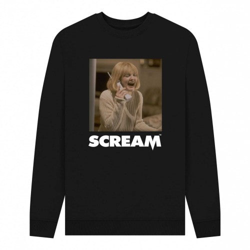 Front - Scream Unisex Adult Phone Call Sweatshirt