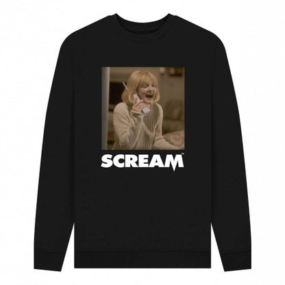 Front - Scream Unisex Adult Phone Call Sweatshirt