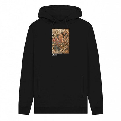 Front - Ashmolean Museum Unisex Adult Wu Song Tiger Hoodie